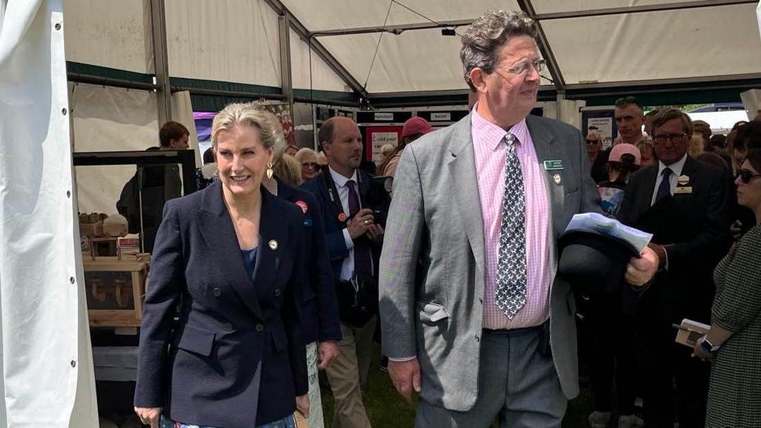 Duchess of Edinburgh at the South of England Show on Friday