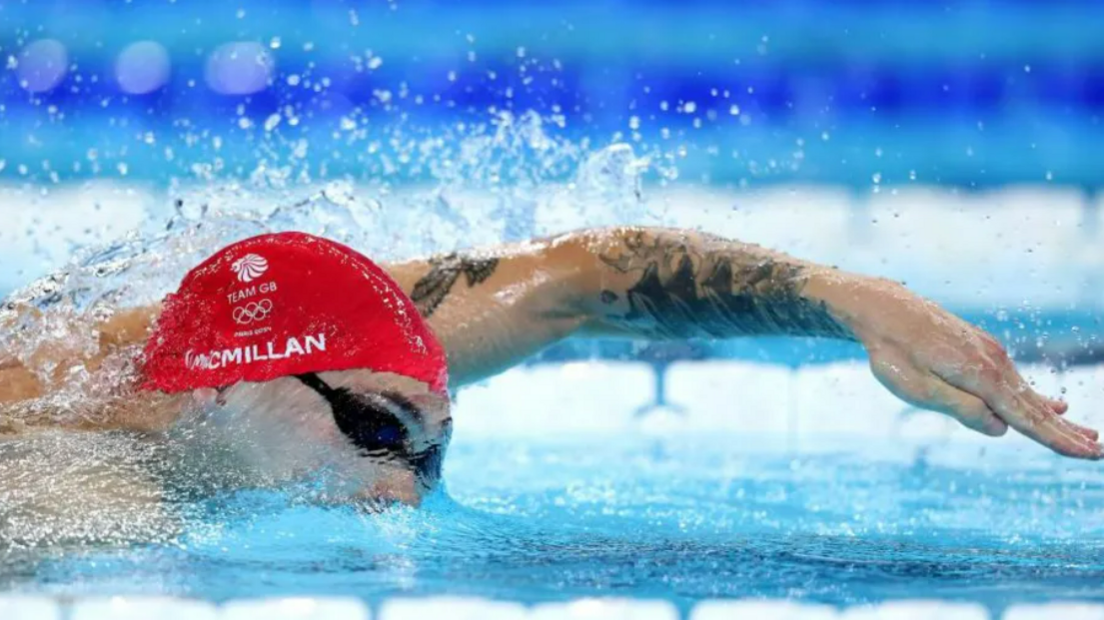 Jack Macmillan swimming