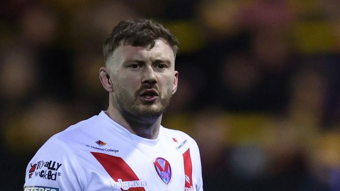 Joe Batchelor in action for St Helens