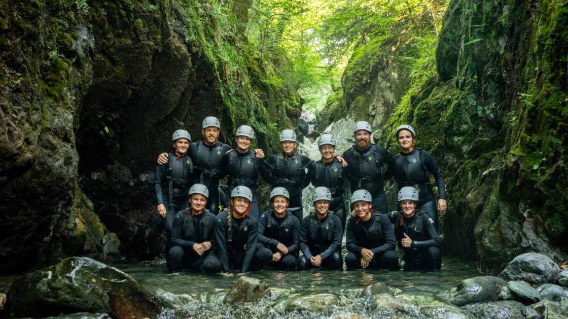 Wolves Women on a trip to the Lake District
