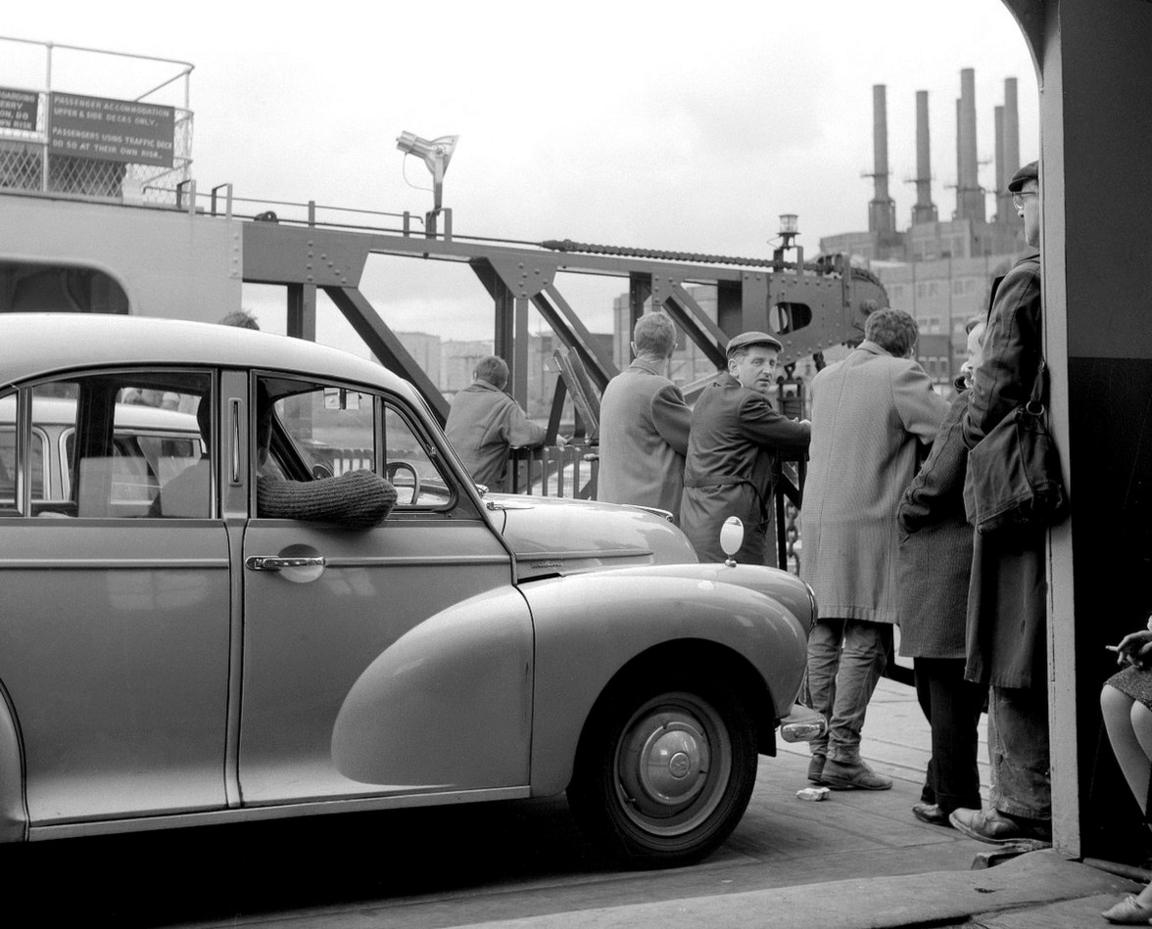 Glasgow's Renfrew Ferry at Yoker Terminal in 1967