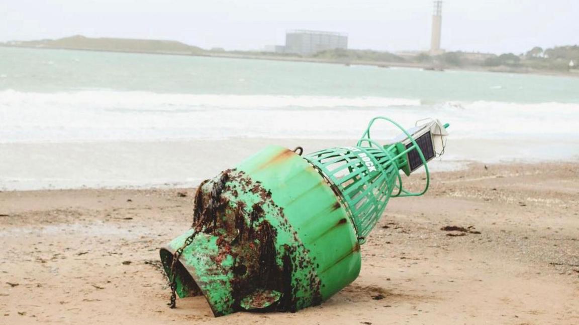 Buoy onshore in Jersey