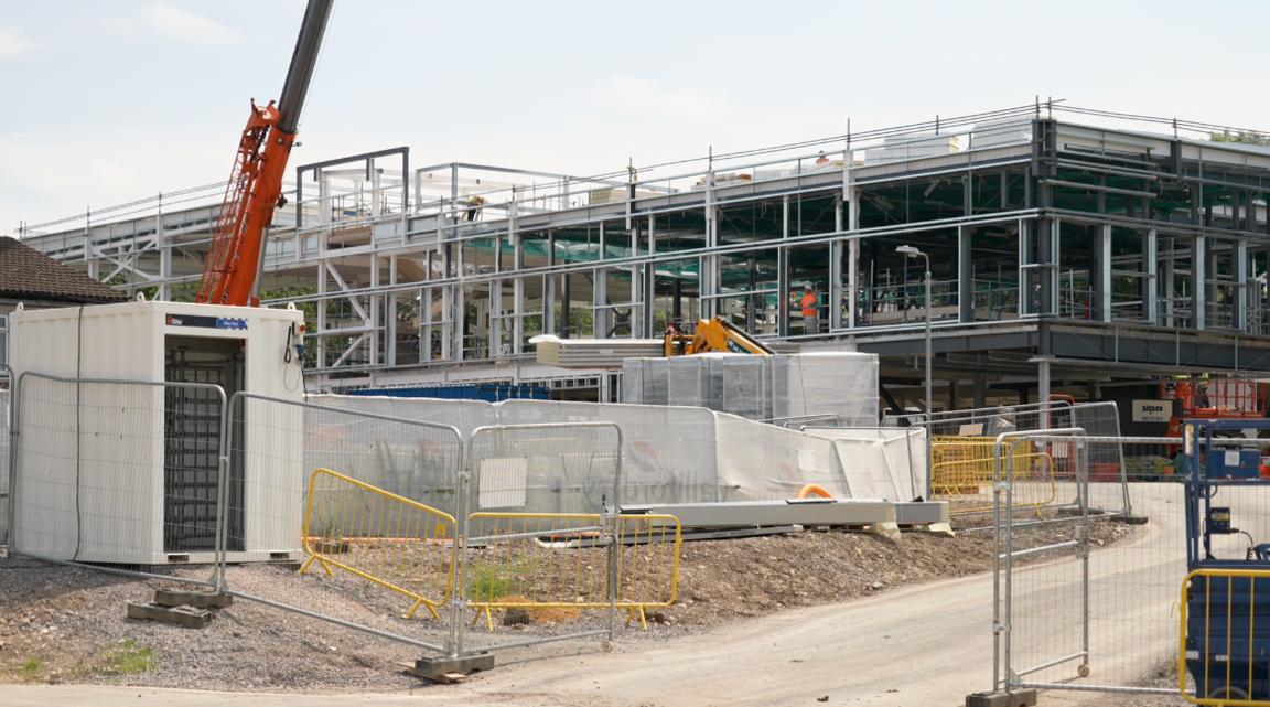 The Youth Zone under construction in South Bristol