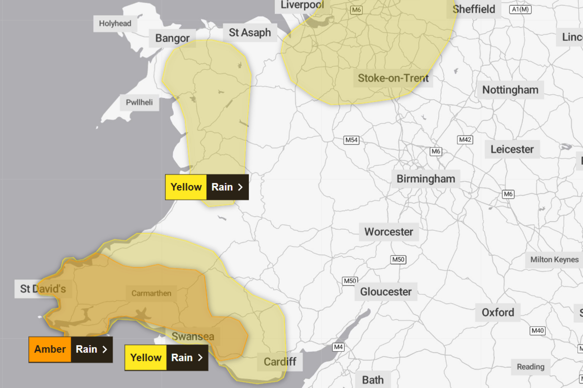 Map y Swyddfa Dywydd