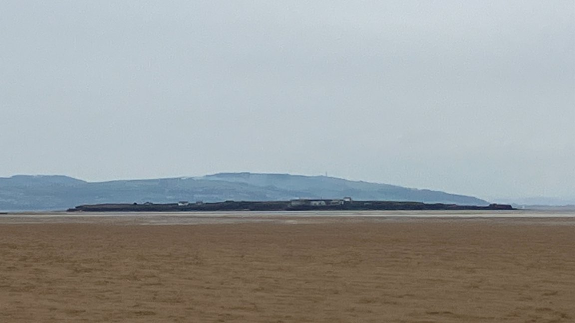A general view of Hilbre Island