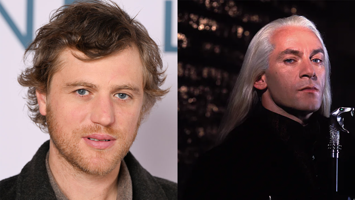 Johnny Flinn and Harry potter character Lucius Malfoy (played in the film by Jason Isaacs