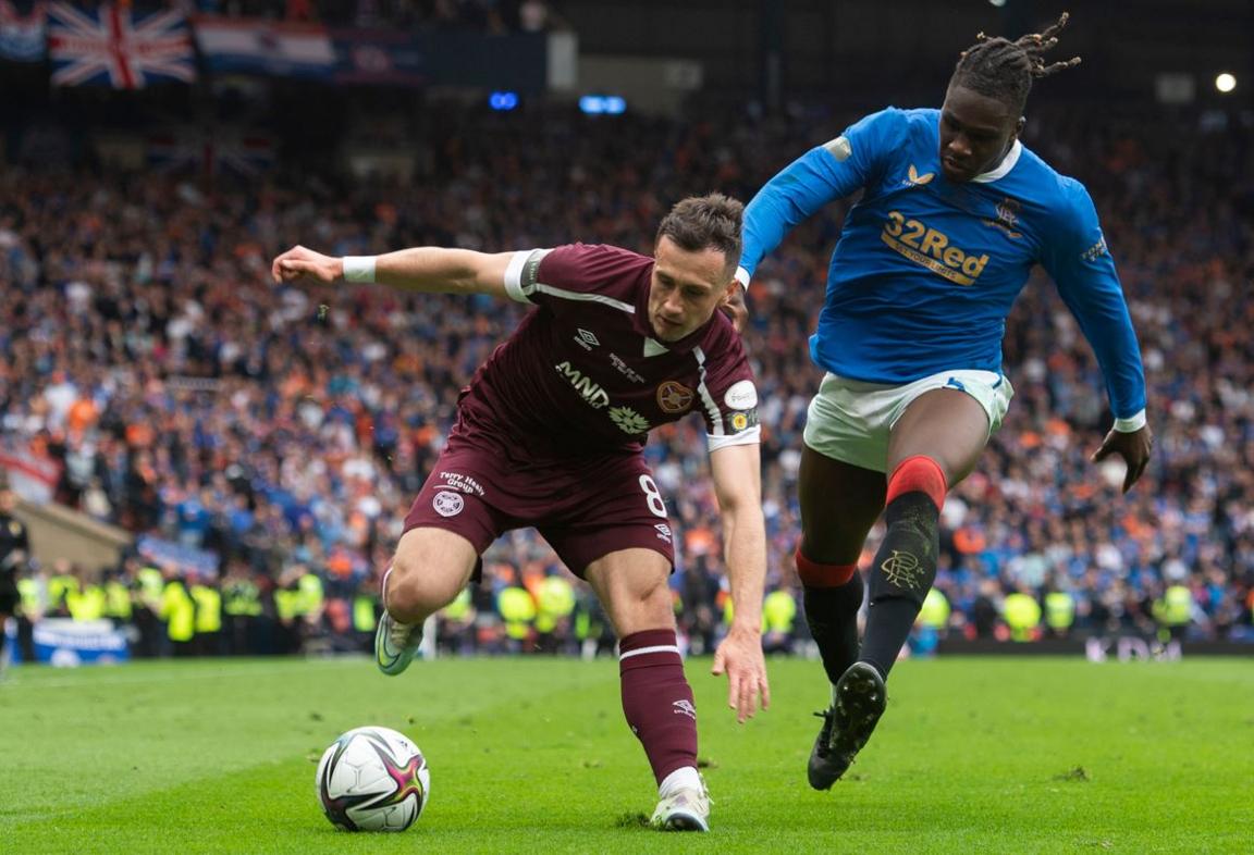 Aaron McEneff in action for Hearts in last season's Scottish Cup final