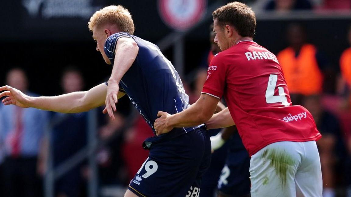 Adam Randell is booked for a second time