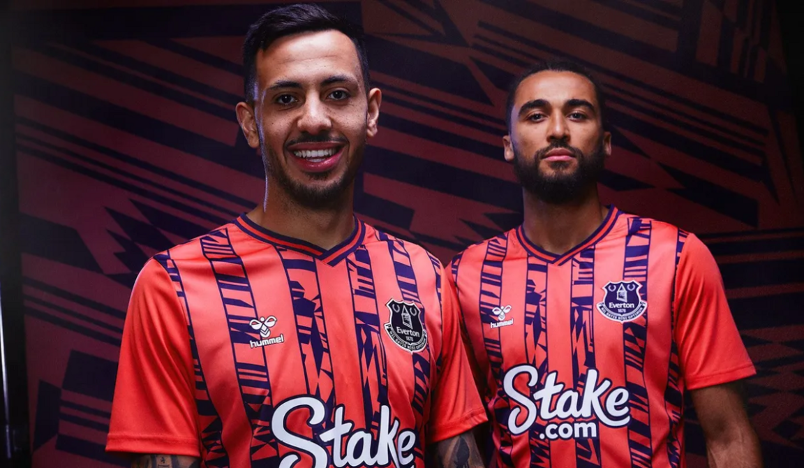 Everton's away kit online