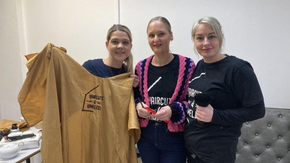 Becky Powell, Tracey Bond and Lettie Pardoe