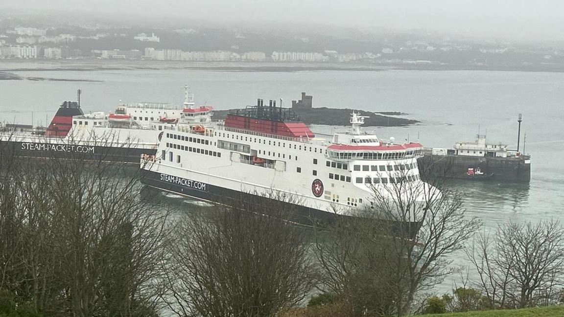 The Manxman in Douglas Harbour