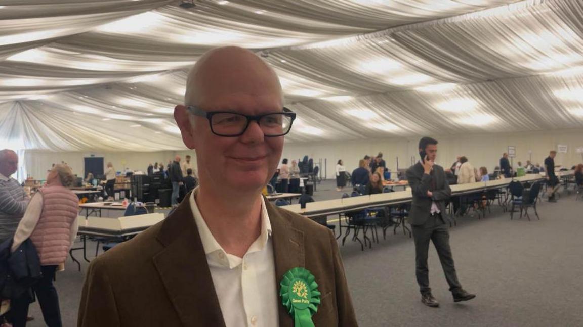 Stuart Jeffery, leader of the Green Party in Maidstone