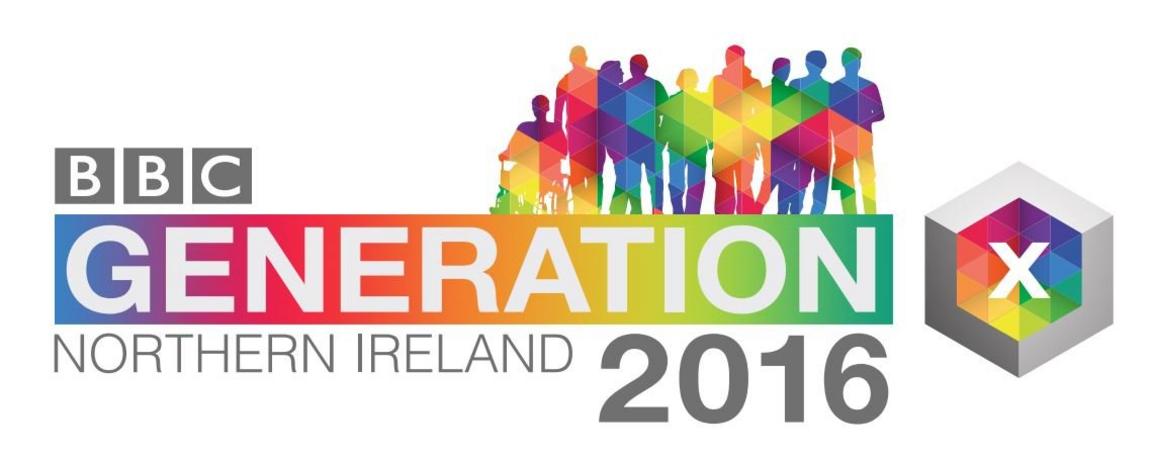 BBC Northern Ireland Generation 2016 logo