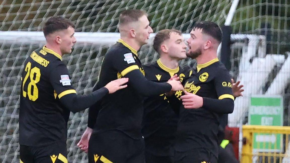 Bangor celebrating 