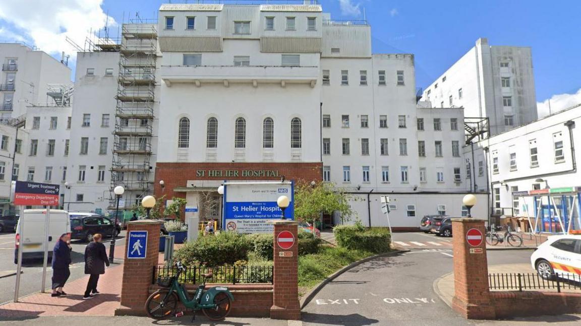 A general view of the exterior of St Helier Hospital