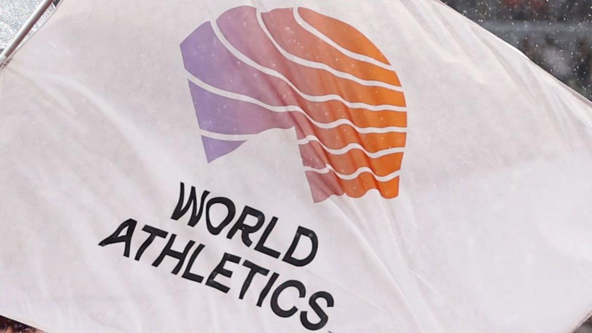 A World Athletics flag