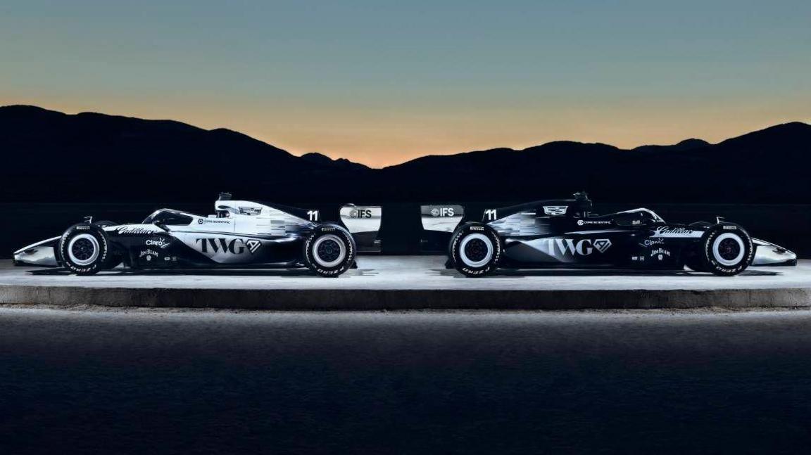 The new Cadillac F1 livery on a generic 2026 model