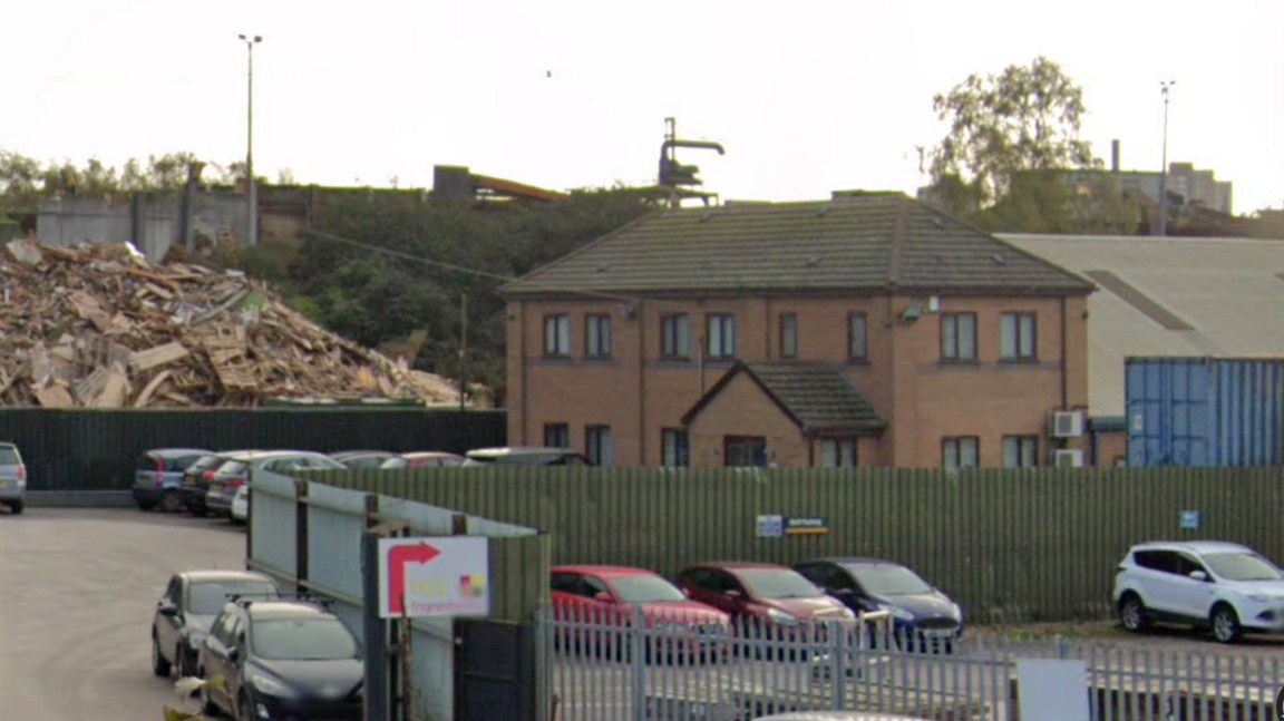 The offices of FGS Ingredients viewed from Ulverscroft Road in Leicester