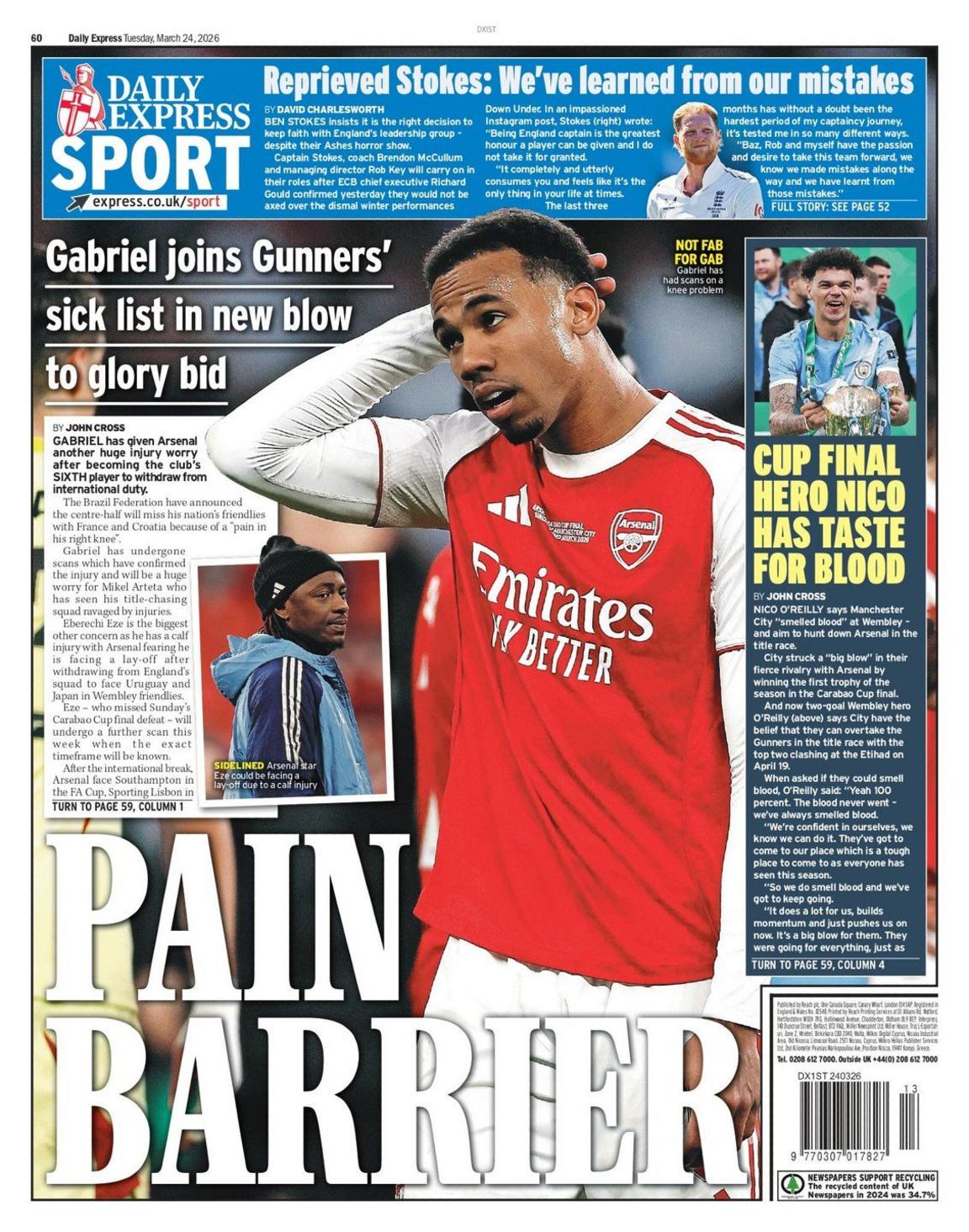 Express back page