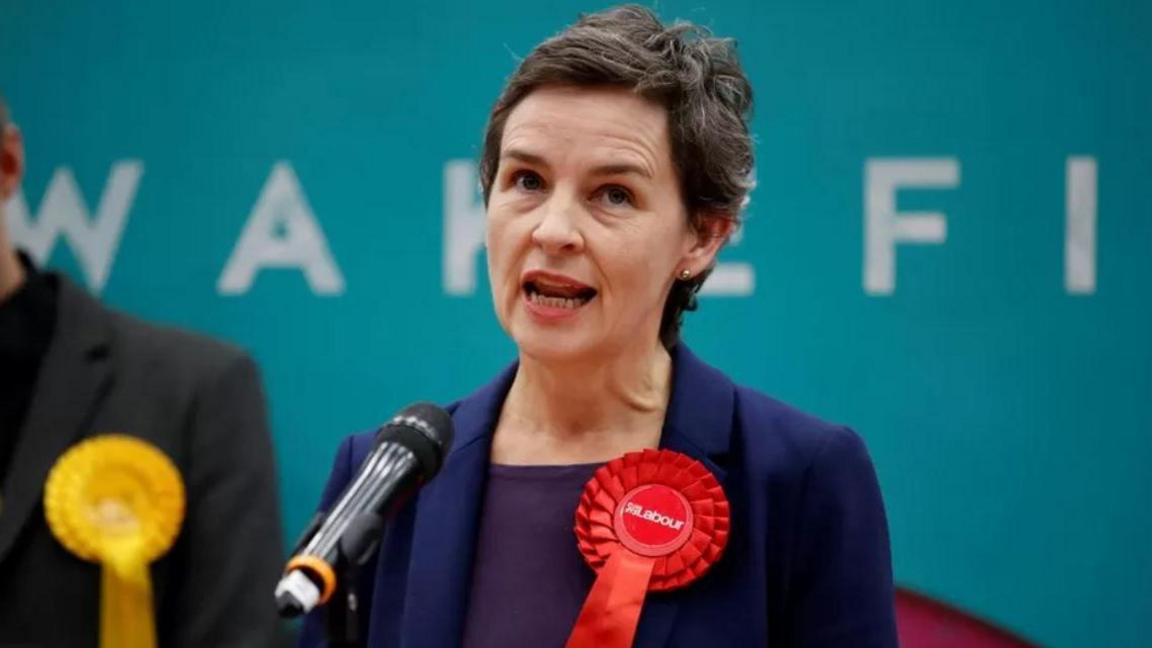 Mary Creagh at the election count