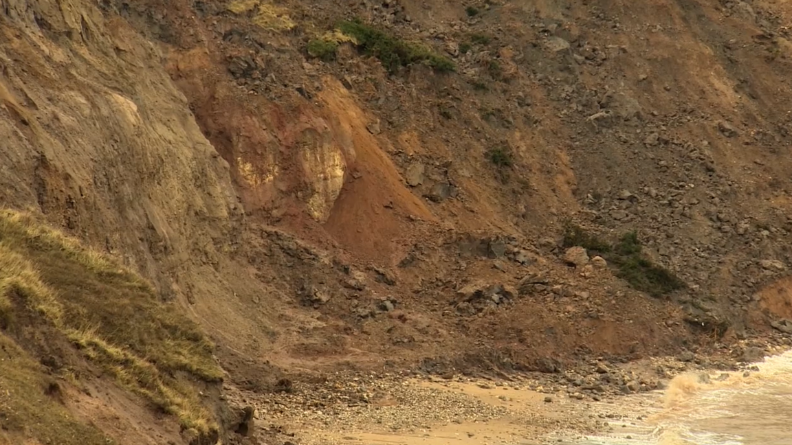 Cliffs near Easington