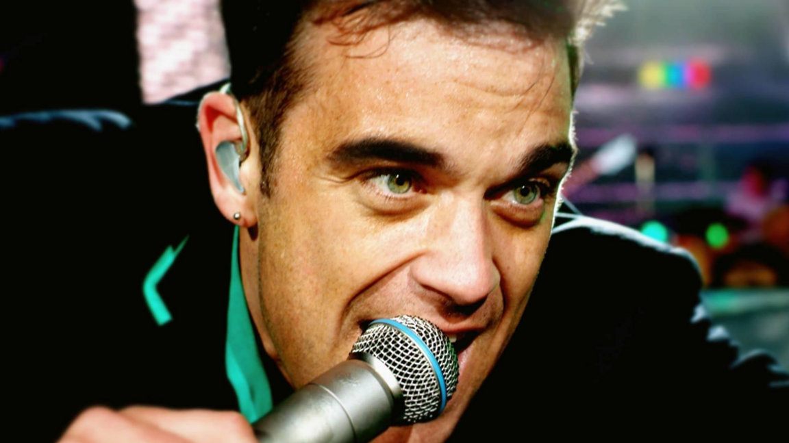 Robbie Williams close-up