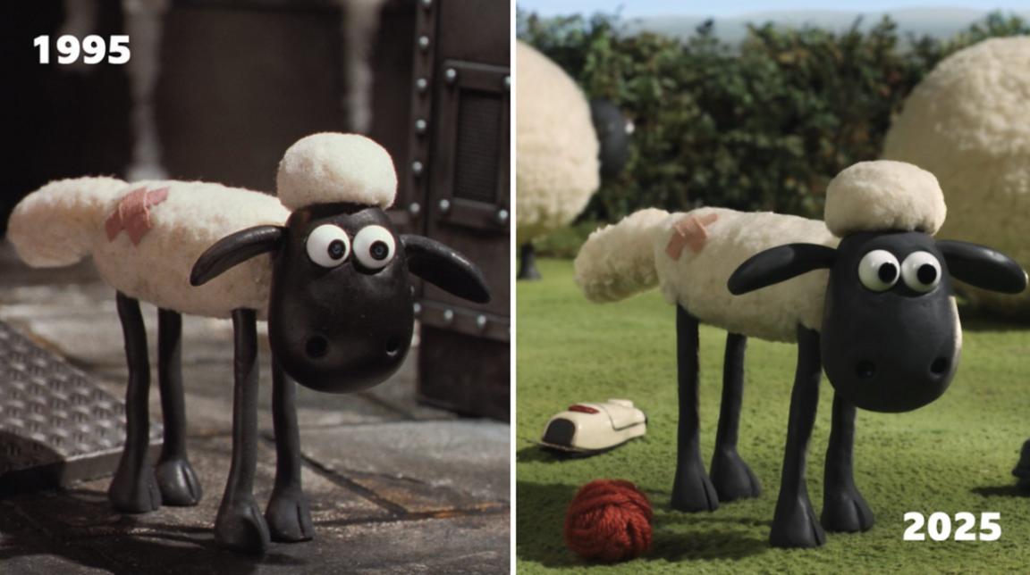 Shaun in 1995 and Shaun now