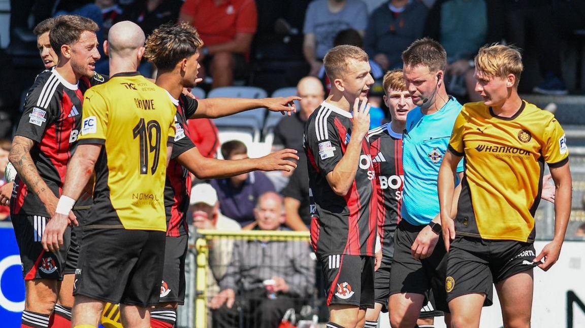 Crusaders protest penalties