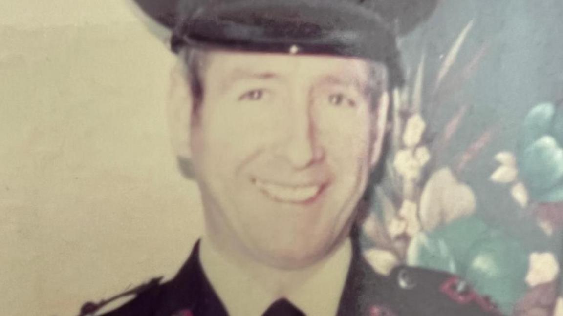 Family picture of Ian Phoenix in RUC uniform