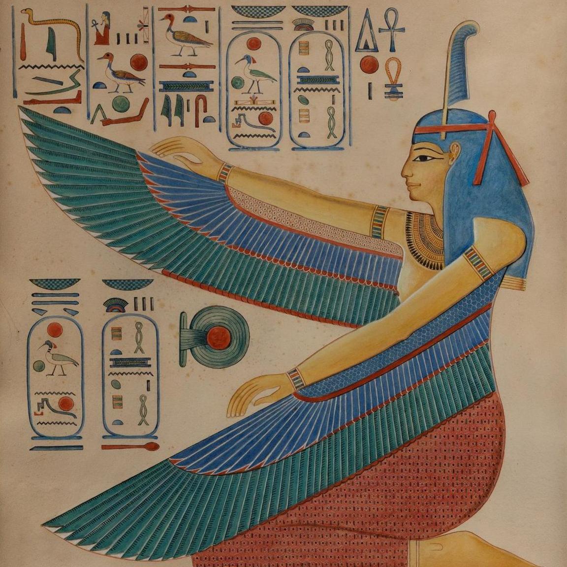 addurniadau ar bostyn drws beddrod Siptah