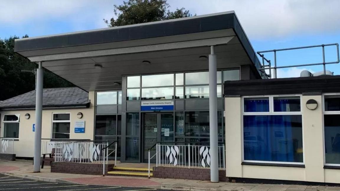 Entrance to Bishop's Castle Community Hospital