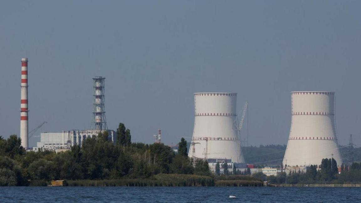 A view shows the Kursk Nuclear Power Plant