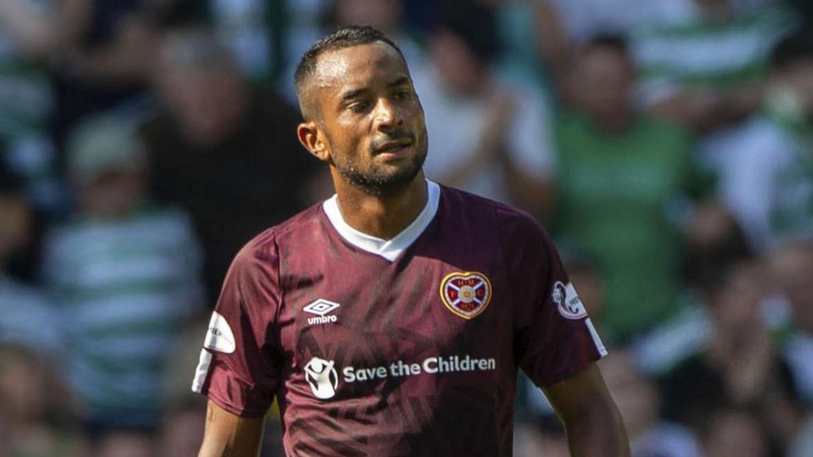 Loic Damour struggled to make an impact at Hearts