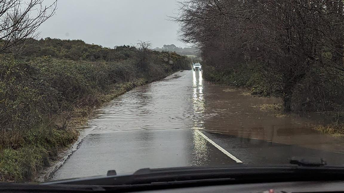 Bissoe Road area near Carnon Downs