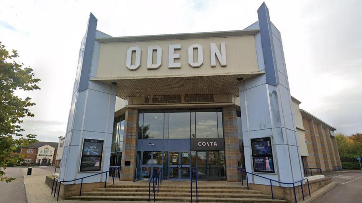 The front of the Odeon cinema in Kettering