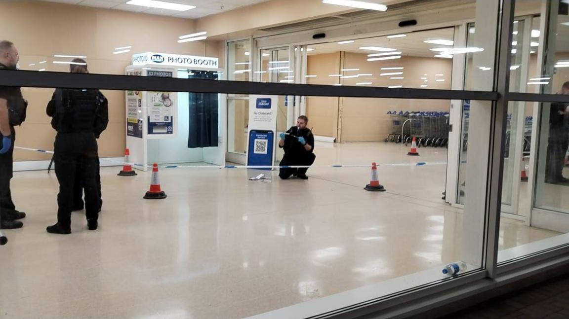 Police in Tesco