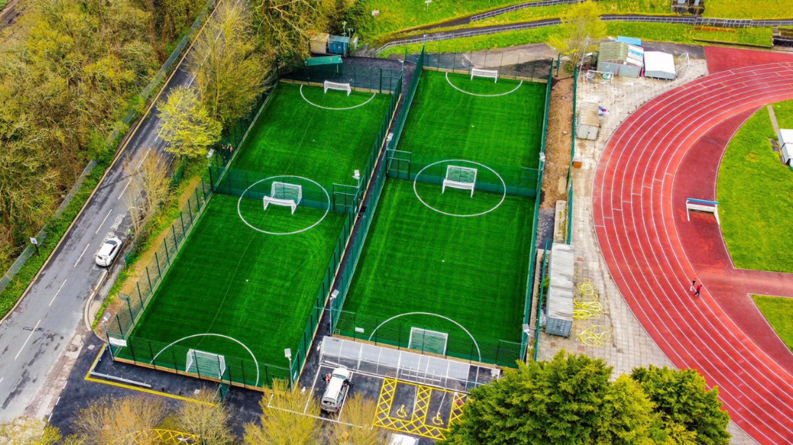 New 3G football pitches at Withdean Sports Complex