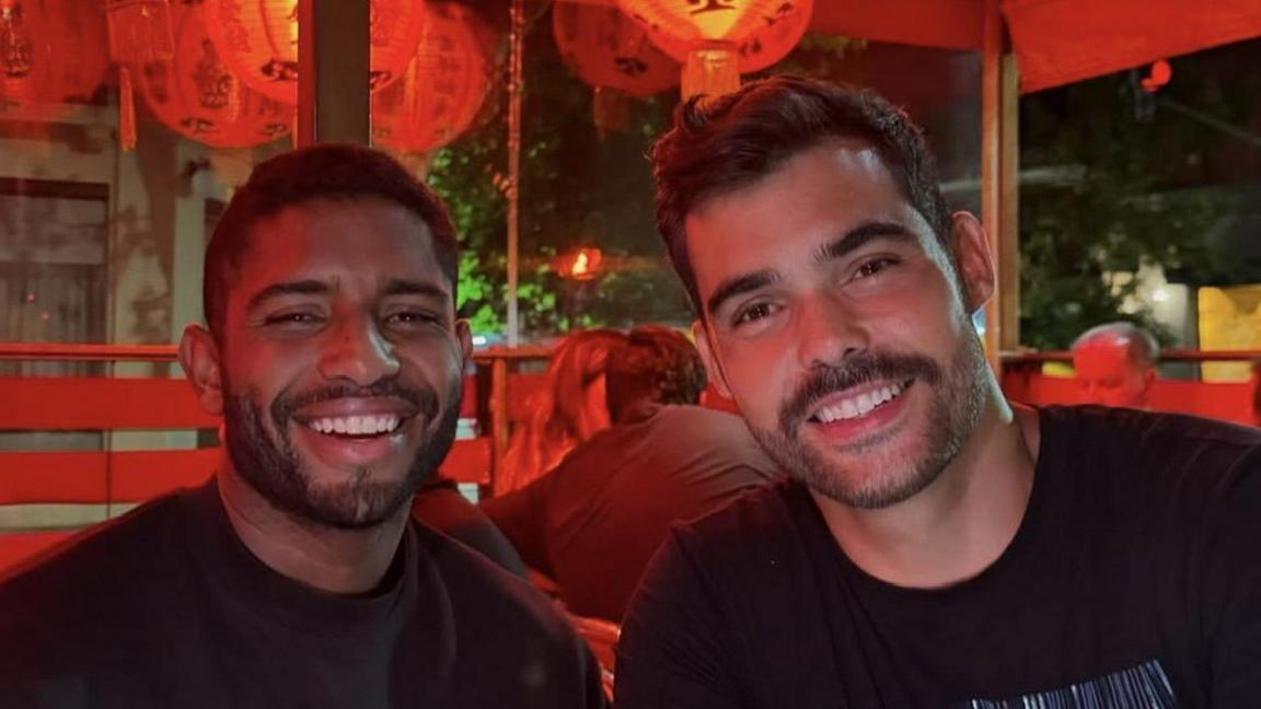 Joao Lucas Reis da Silva and his partner Guilherme Ricardo