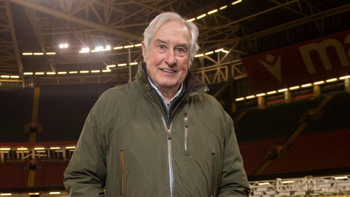 Sir Gareth Edwards at the Principality Stadium
