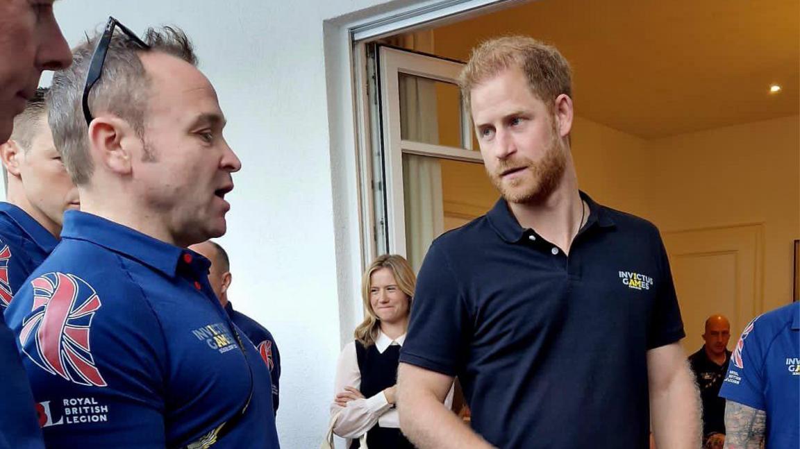 Jonny Ball with Prince Harry 