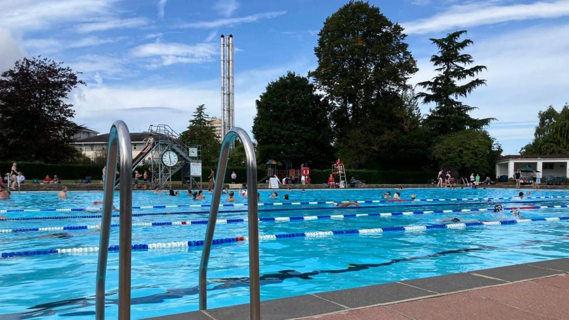 Outdoor swimming pool at Sanford park lido