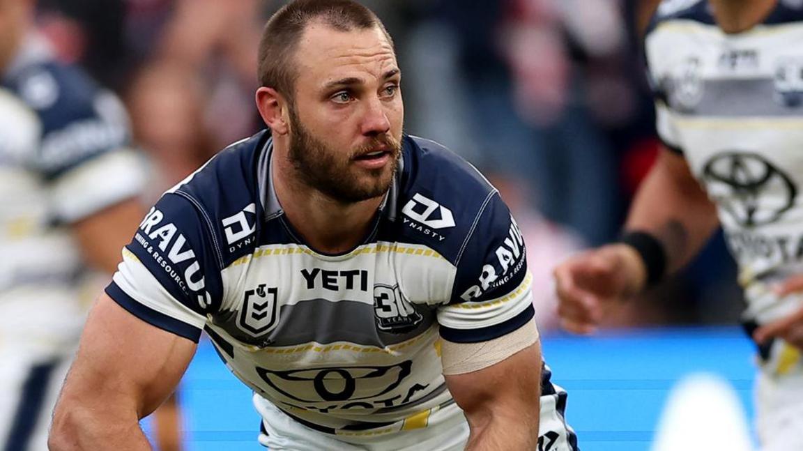 Karl Lawton in action for North Queensland Cowboys in the NRL