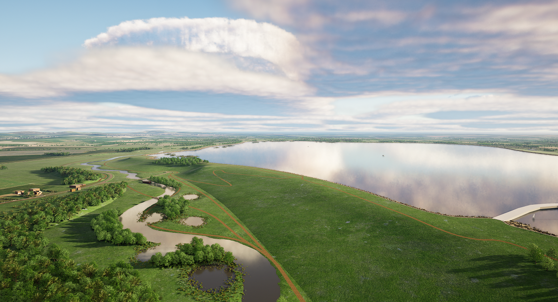 CGI of the new reservoir