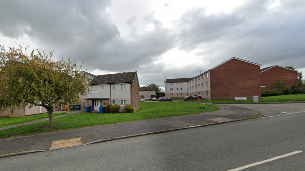 The Harehill Road estate in Chesterfield