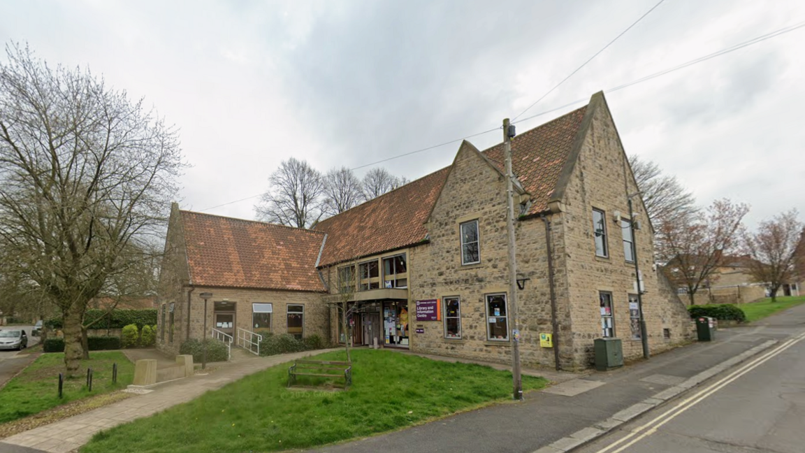 A Google street view image of Bolsover library