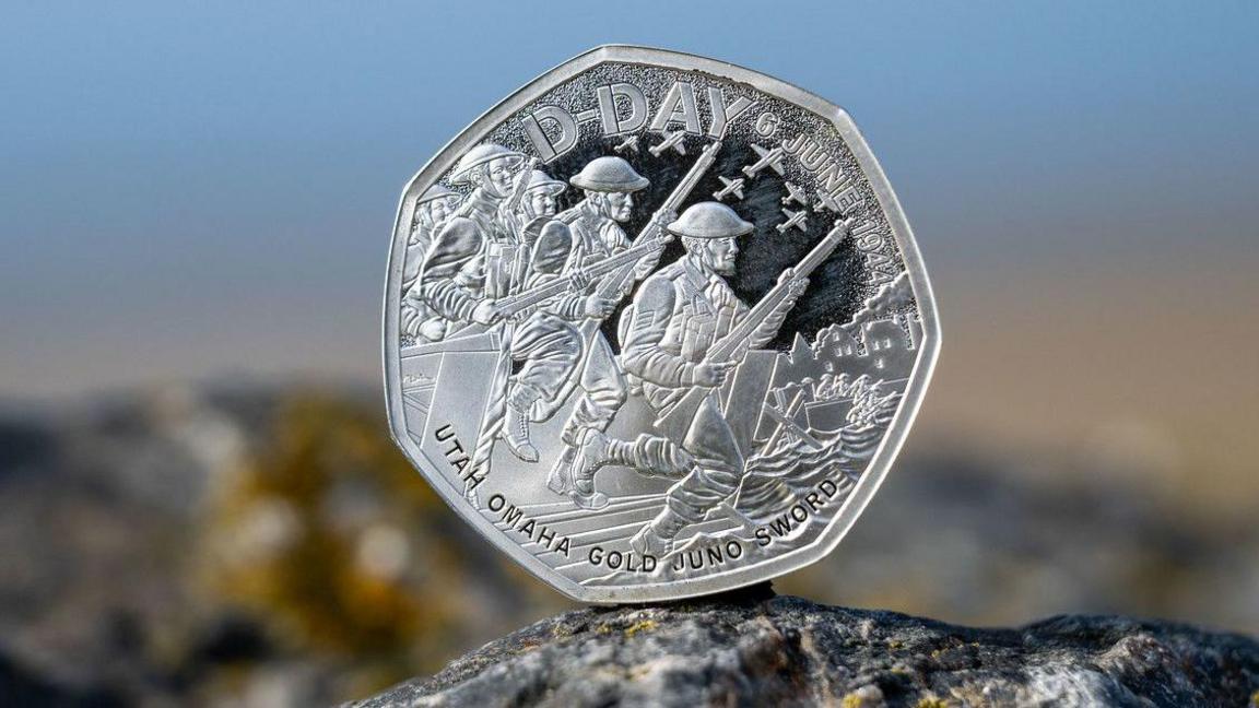 The D-Day 50p coin