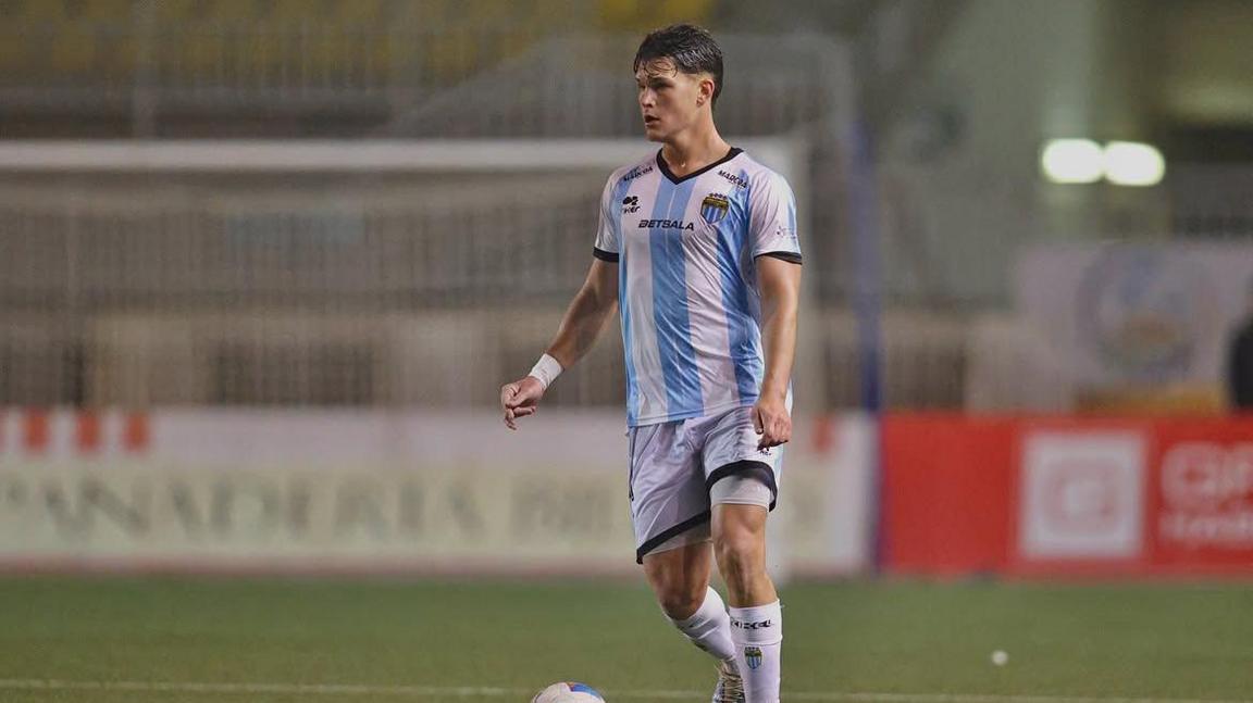 Jeremias James in action for his current club Magallanes in Primera B in Chile. 