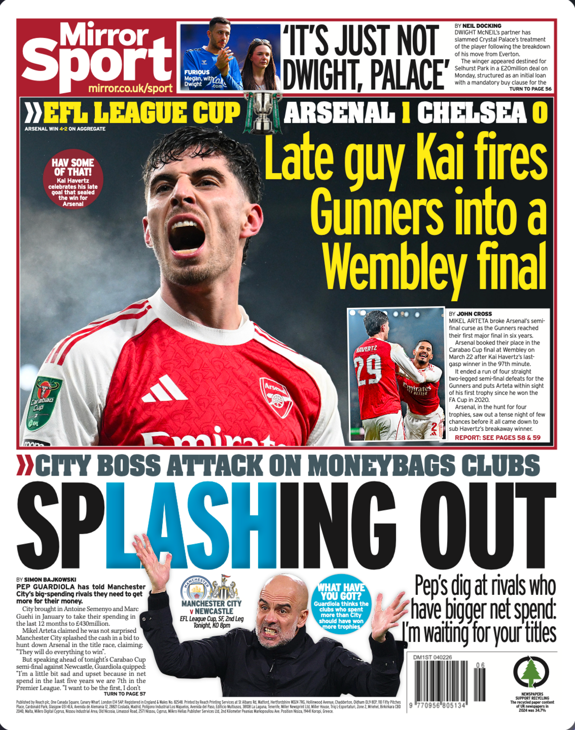 Mirror back page
