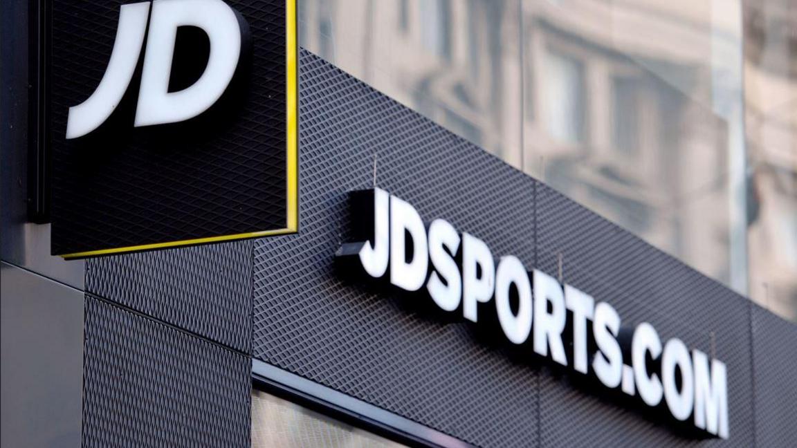 Outside view of a JD Sports store