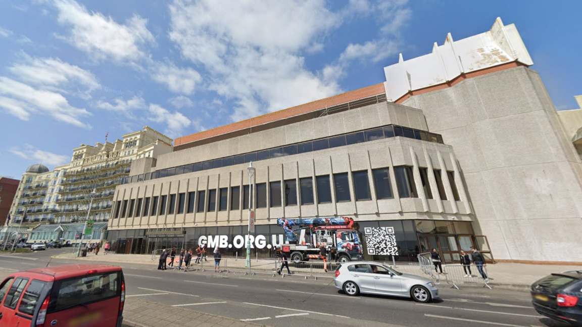 Outside view of the Brighton Centre